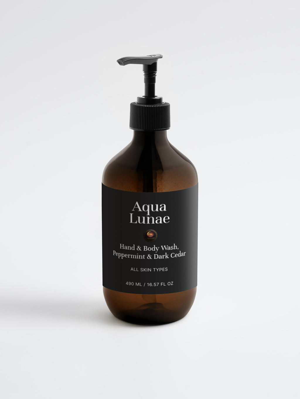 Hand & Body Wash, Peppermint & Dark Cedar