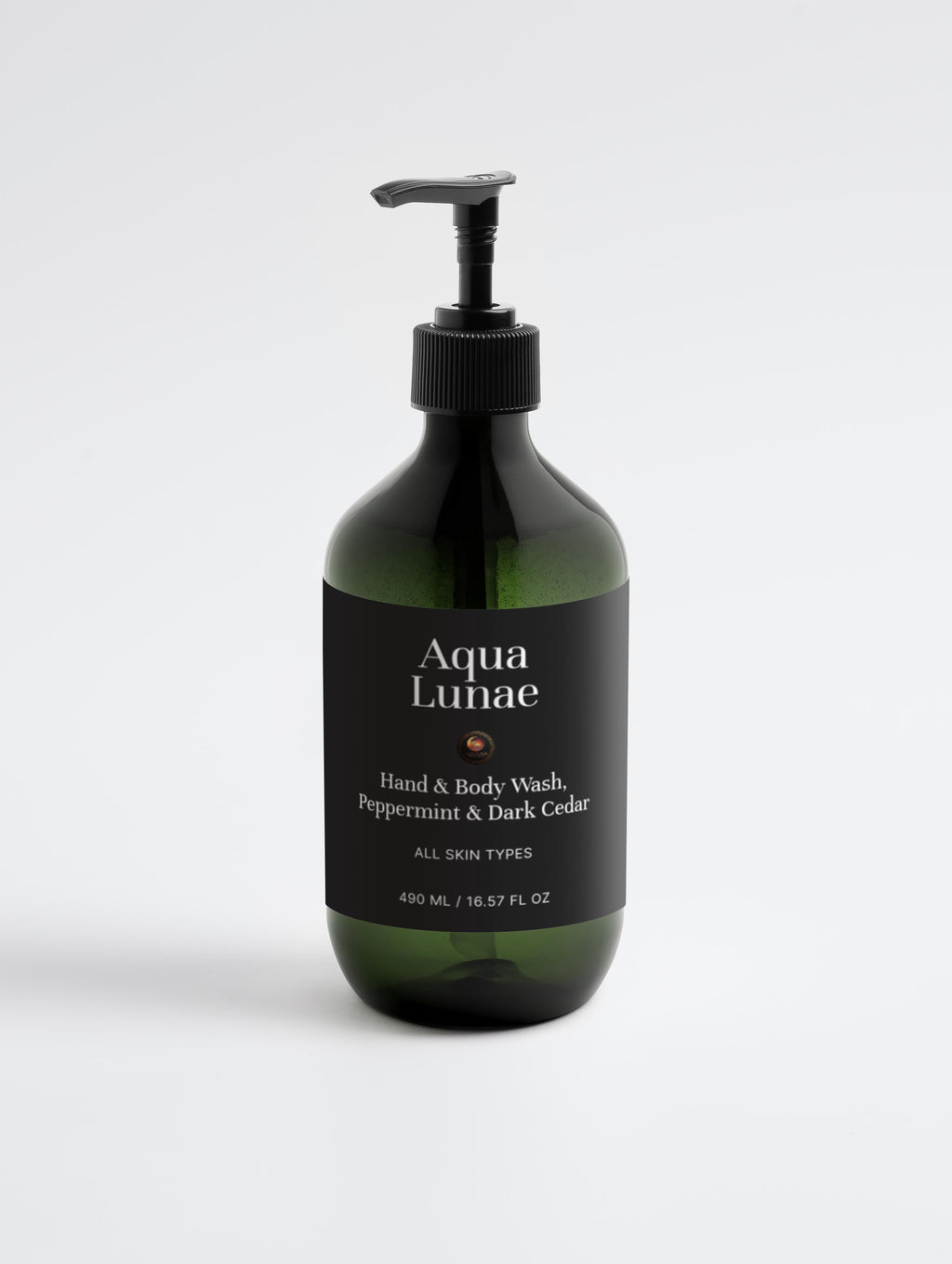 Hand & Body Wash, Peppermint & Dark Cedar