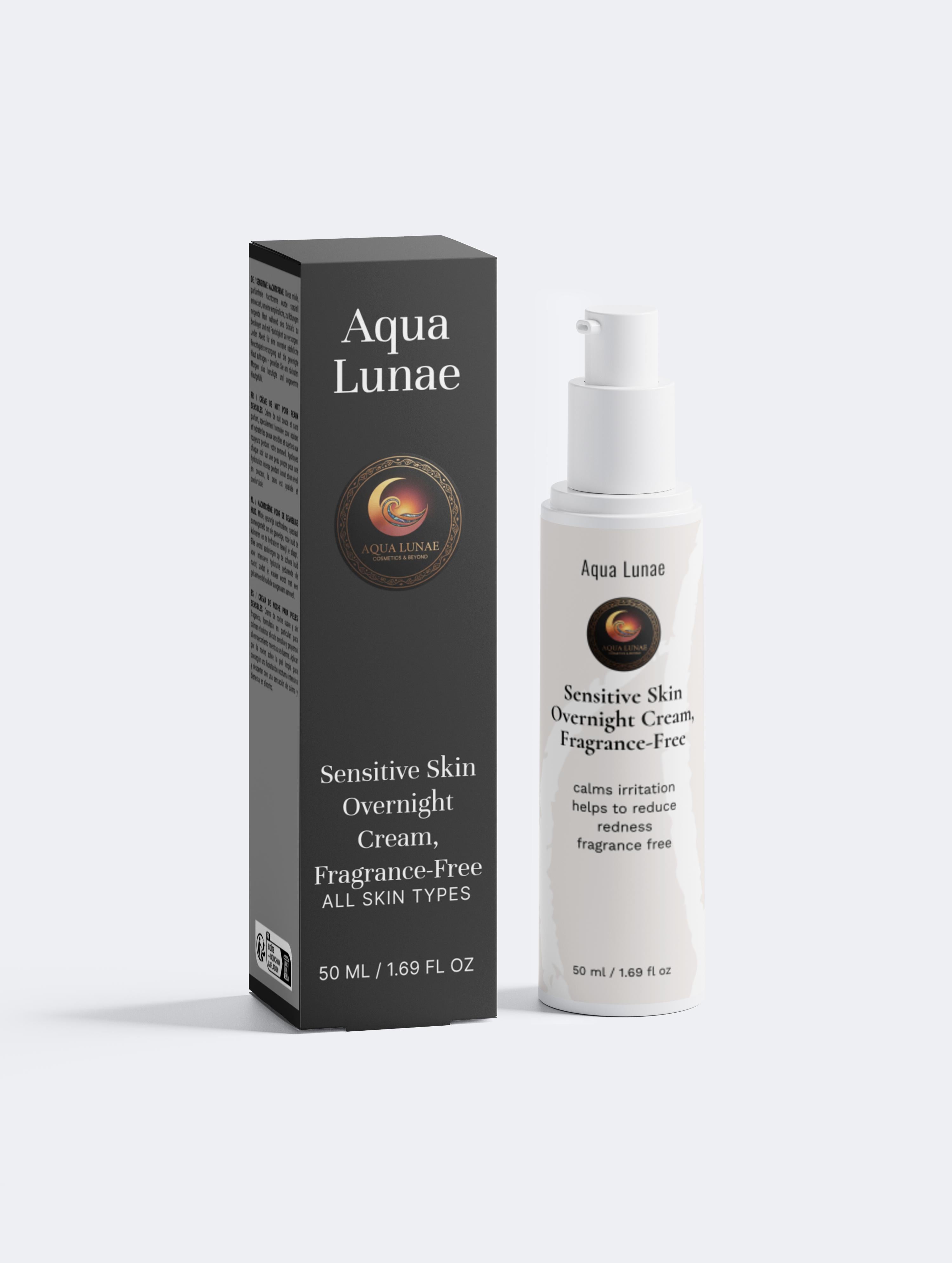 Sensitive Skin Overnight Cream, Fragrance-Free